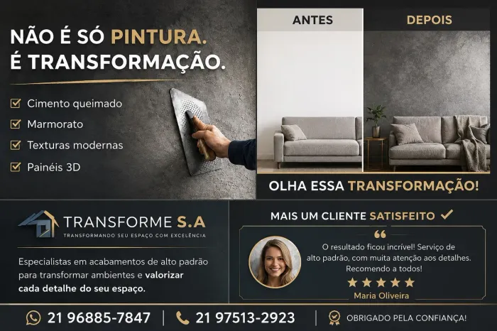 Pintor e decorador Profissional | Acabamento de Alto Padrão