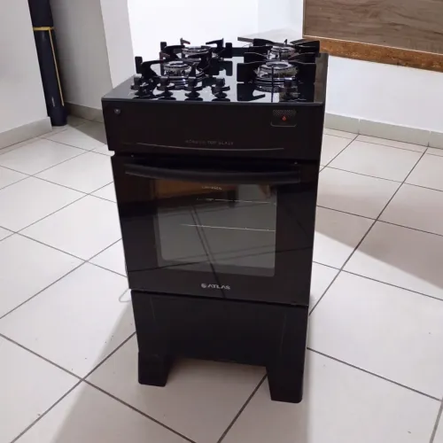 Vendo fogão 4 bocas top mesa d vidro 
