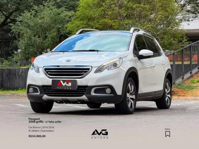 Peugeot 2008 Griffe 1.6 Flex 16V 5P Aut. 2016