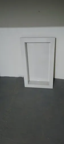 Nicho de porcelanato para banheiro