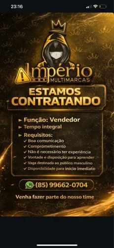 Vaga para vendedor