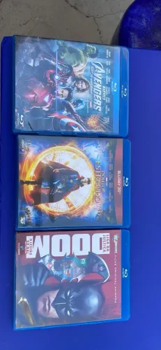 Blu-ray filmes super-heróis Marvel e DC