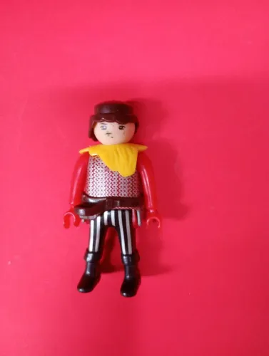 Boneco Playmobil Cavaleiro Medieval Vintage-miniarura
