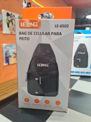 Bag de peito Lelong LE-6502 Cor azul marinho