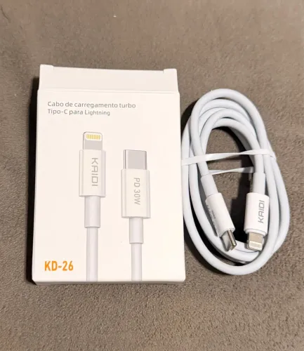 Cabo prata celular top c para iPhone 11 até 14
