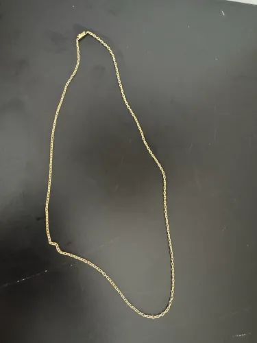 Corrente fortalecida  - 6 g ouro  - 50 cm