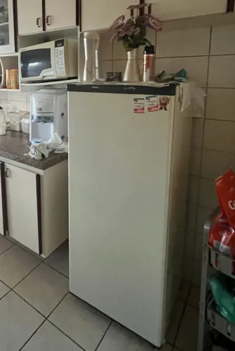 Geladeira antiga porem em bom funcionamento
