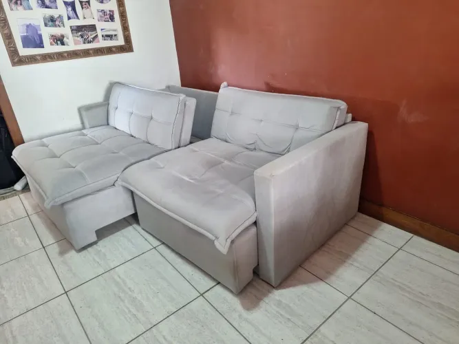 Sofá retrátil 4 lugares