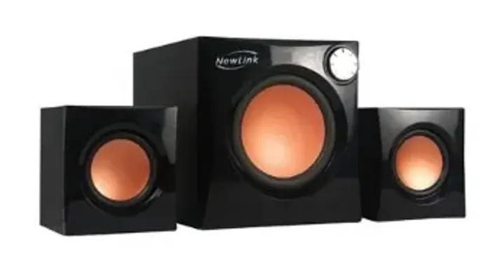 Sistema de som 2.1 NewLink SP102 Style 30W RMS P2 3,5mm