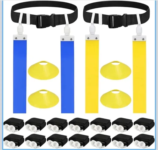 Kit com 14 flags mais cones treino