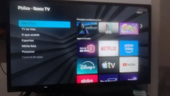 Tv Philco Roku 32 polegada smart 400 reais