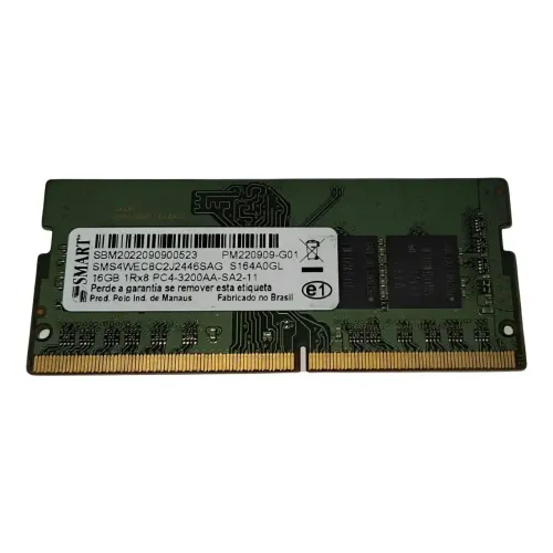 Memória RAM Notebook Smart 16GB DDR4 3200MHz 1 x 16