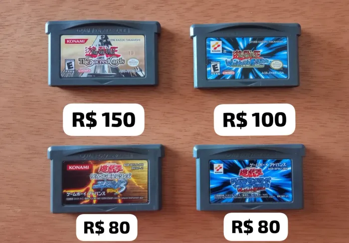 Jogos Yu-Gi-Oh Game Boy Advance GBA
