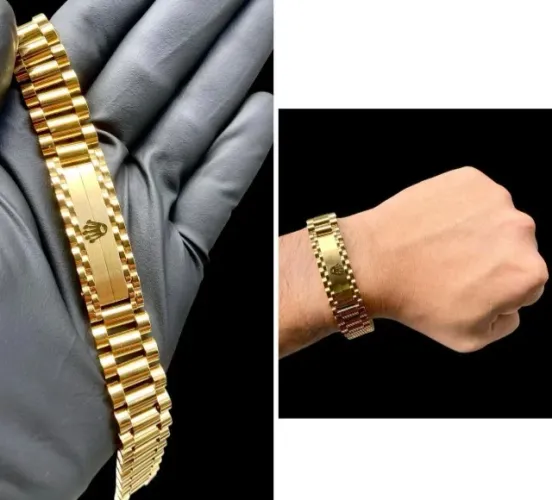 Pulseira banhada