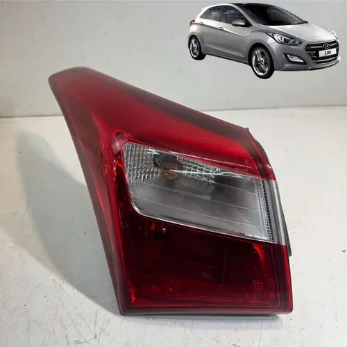 Lanterna Traseira Hyundai I30 2013 A 2016 Canto Esquerdo Esquerdo/motorista Vermelho