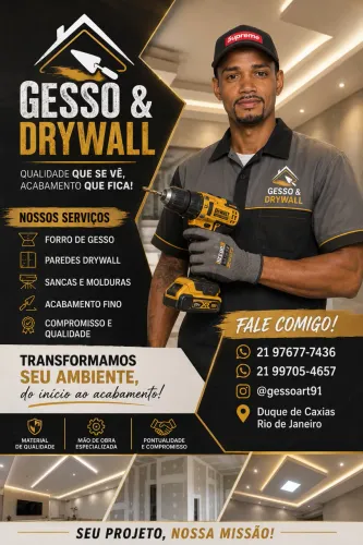 Drywall e gesso