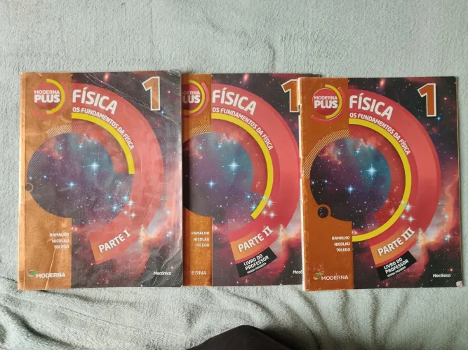 Kit Física Moderna Plus - Vol 1 (Mecânica) - Ramalho - 3 Livros