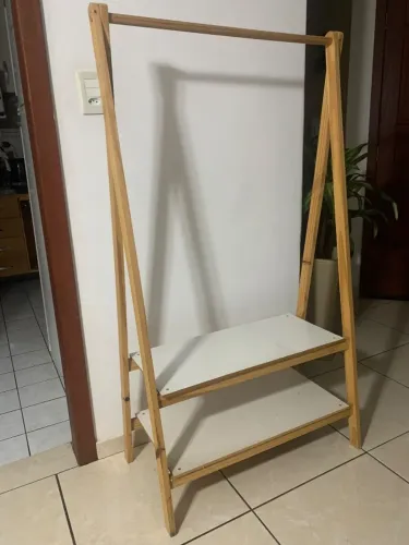 Cabideiro De Roupas Arara De Roupas Com Prateleiras Multiuso