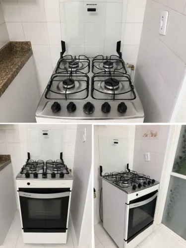 Fogão 4 bocas + forno (GÁS ENCANADO) 