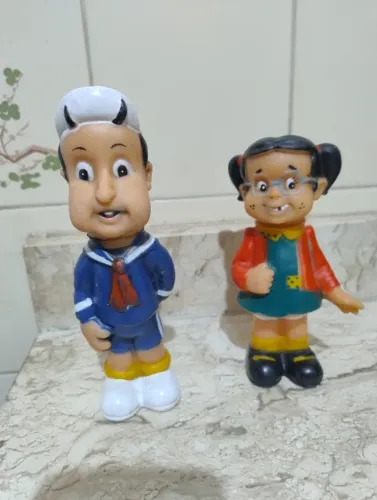 Boneco Kiko e Chiquinha antigos