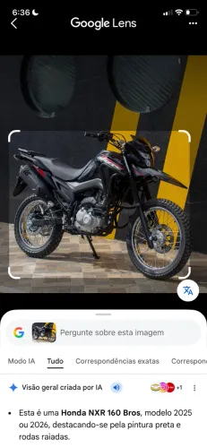 Moto usada apenas para ir para o trabalho