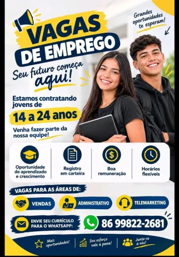 Vagas de emprego