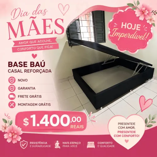 Base box casal oferta hoje entrego monto nova