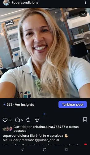 Instalação de ar condicionado.