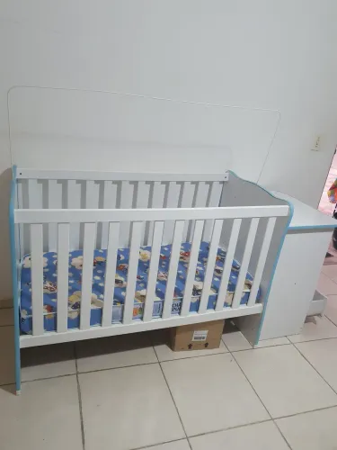 Berço pra menino com colchão 