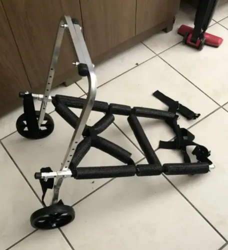 Cadeira De Rodas Pet Tam G - Semi Nova Perfeito Estado Pra Cão Médio/Grande 15kg A 30kg 