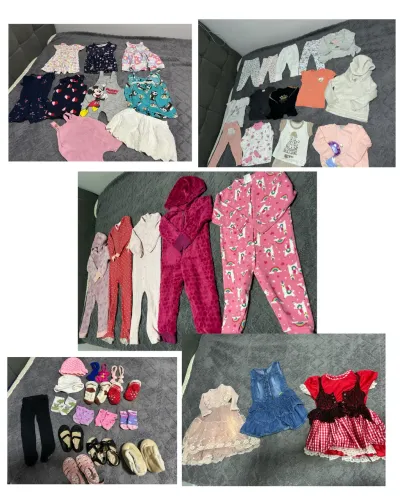Lote roupas infantis menina 1~2 anos (+50 itens)