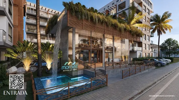 CARNEIROS - Flat 22 m², 40 m da Vila do Padre Arlindo, com restaurante, lazer completo e g