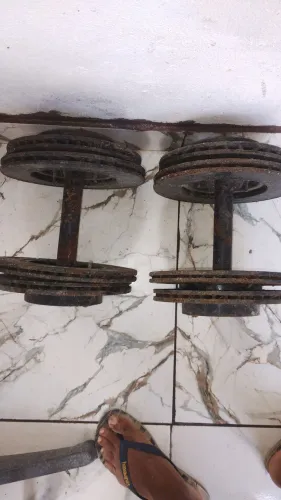 Par halteres musculação 16kg, pra vim buscar em Maranguape 1