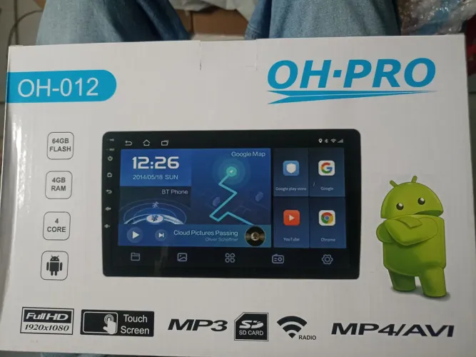 Rádio central multimídia 9 wi-fi Android  4gb ram 64gb ful lhd