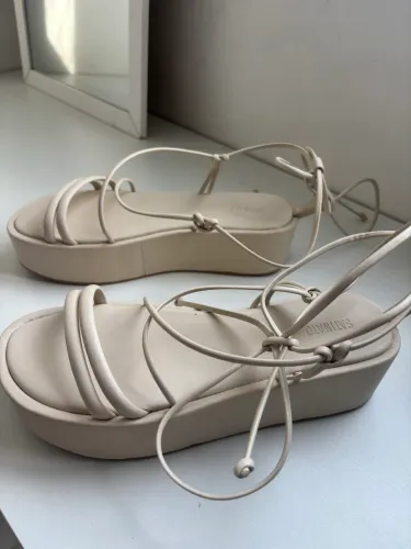 Sandália plataforma off White