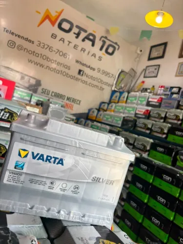 Bateria VARTA 60AH com 24 meses de garantia por apenas R$499,00 a base de troca.
