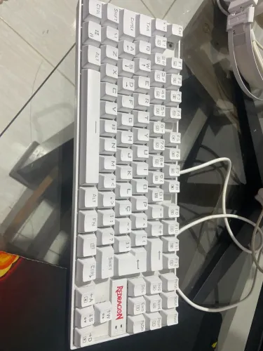 Teclado redragon kumara branco 