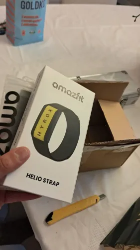 Pulseira inteligente Amazfit Helio Strap Hyrox Edition 
