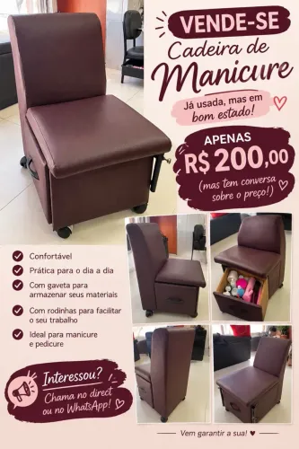 Cadeira de manicure