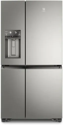 Geladeira Electrolux Frost Free Inverter Home Pro iq8is Cor Prateado 110