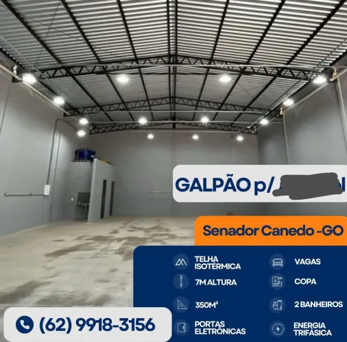 Aluguel Galpão Novo