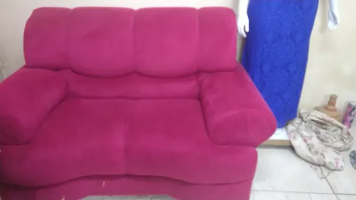 Sofá rosa