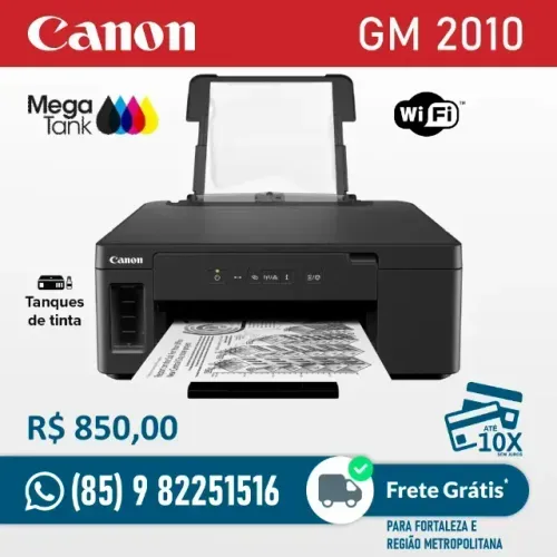 Impressora Canon GM2010 - FRENTE E VERSO AUTOMATICO - NOVA