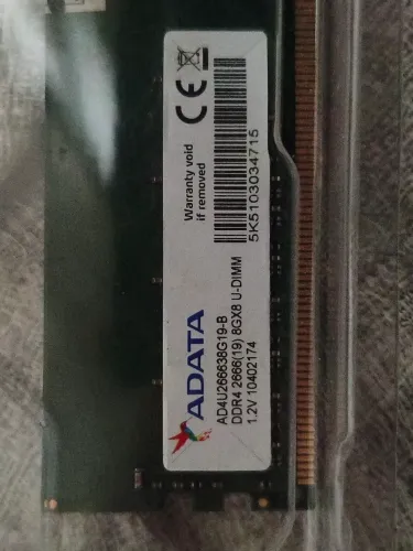 Memória RAM 8GB DDR4 2666MHz ADATA (Original Lenovo) - Para PC/Desktop