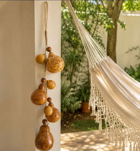 Penca de cabaças artesanais 120cm