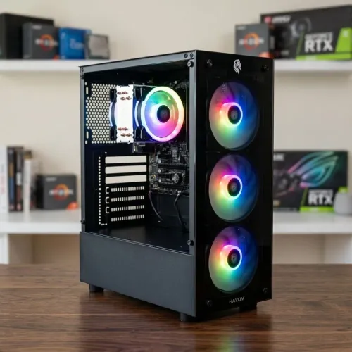 CPU Intel Core i5 3470 | 8GB RAM | SSD 120GB | Placa-mãe H61 | Gabinete Gamer com Vidro