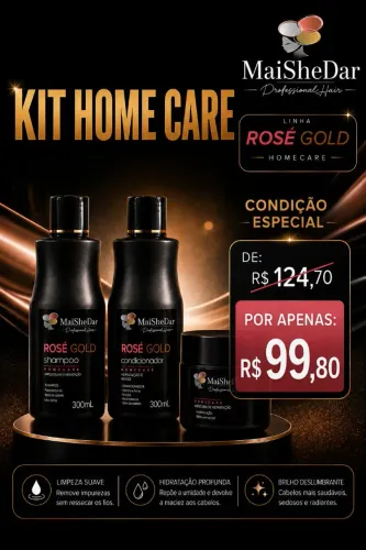 Kit ROSÊ gold Home care