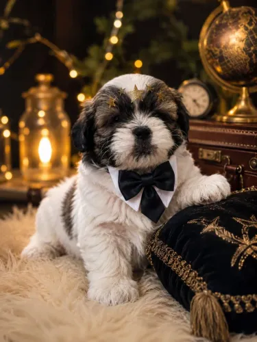 Filhotes de Lhasa apso macho. Parcelamos