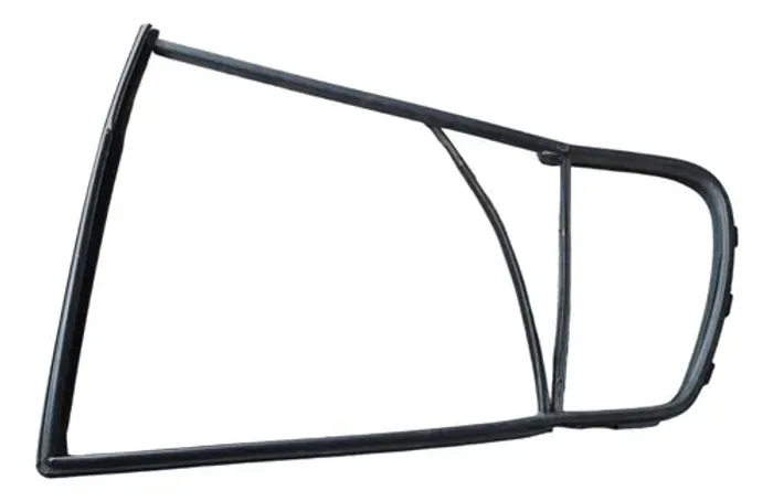Guarnição Borracha Porta Traseira Direita Vw Fox 08 A 11 Preto