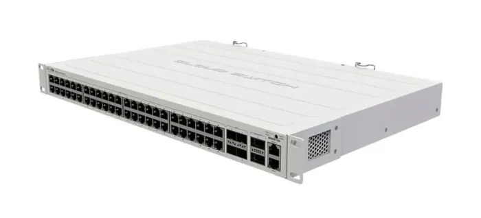 Switch MikroTik CRS354-48G-4S+2Q+RM Gerenciável para Rack com 50 Portas RJ-45
